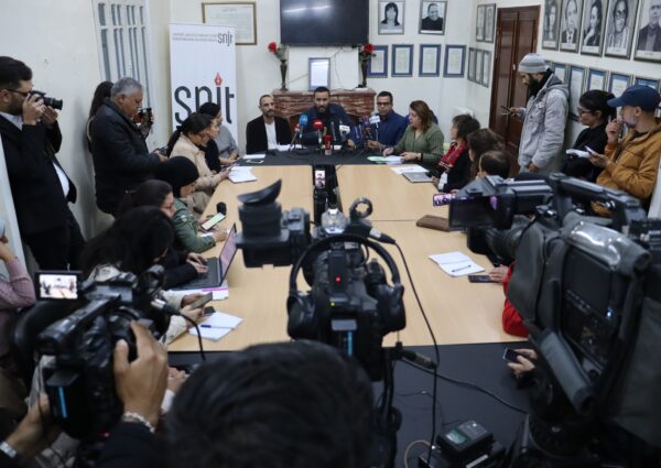 Conférence de presse au local de l’SNJT